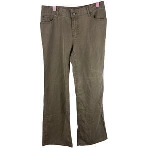 J Jill brown straight leg pants Women's size 4